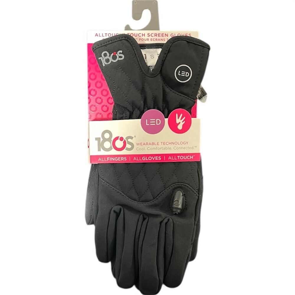 180s Women's Black Gloves